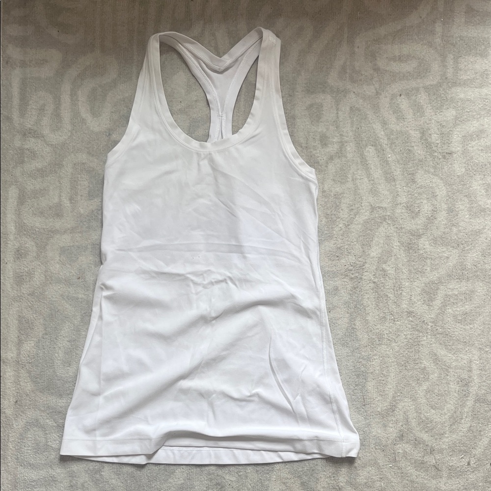 Lululemon Athletica White Tank Top